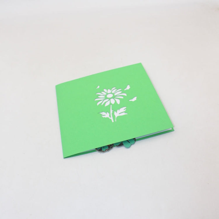 Butterfly Flower 3D Stereo Greeting Card Holiday Laser Hollow Greeting Card