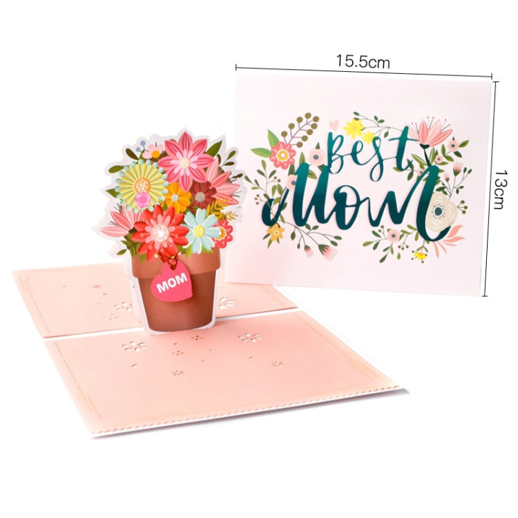 Three-Dimensional Greeting Card For Mother Day Good Mother 3D Blessing Paper Carving Greeting Card