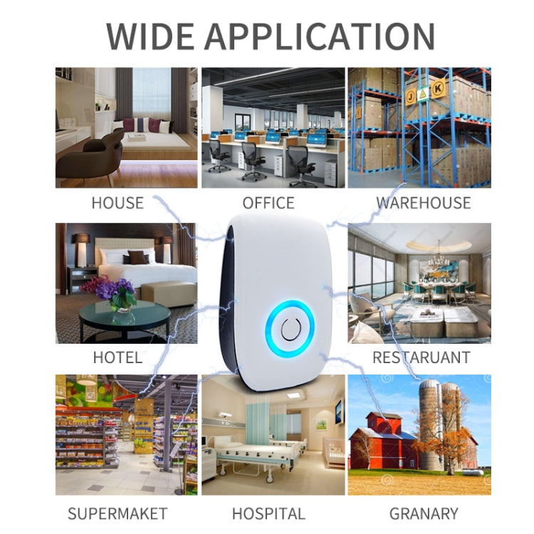 H12 2 PCS Ultrasonic Electronic Mouse Repeller Household Mini Mosquito Repeller