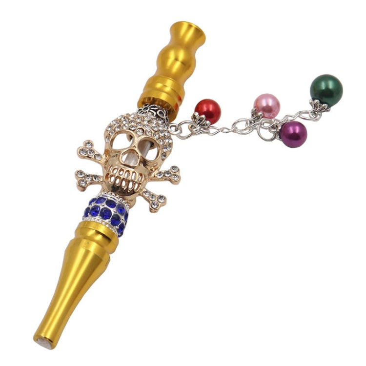 Metal Pipe Hookah Nozzle With Diamond Pendant