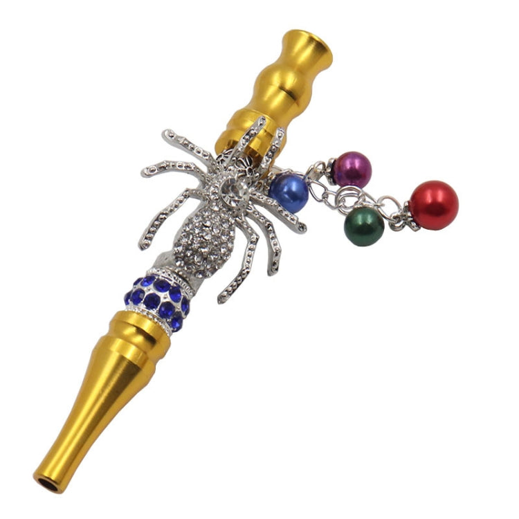 Metal Pipe Hookah Nozzle With Diamond Pendant