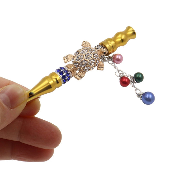 Metal Pipe Hookah Nozzle With Diamond Pendant