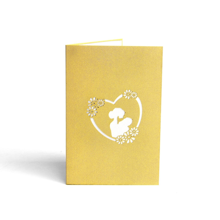 Mother Day 3D Three-Dimensional Greeting Card Me And Mom Small Card