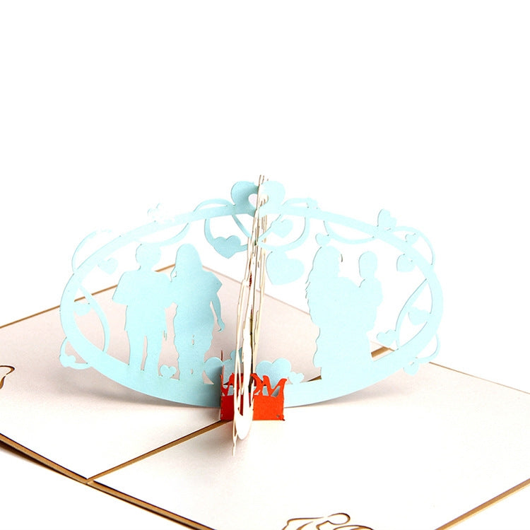 Mother Day 3D Three-Dimensional Greeting Card Me And Mom Small Card