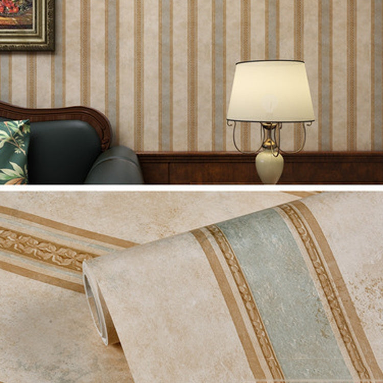 3D StereoRetro Self-Adhesive Non-Woven Wallpaper Pastoral Flower Bedroom Living Room TV Background Wall Sticker