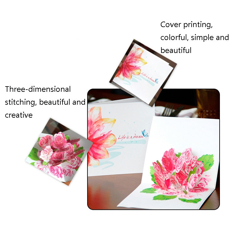 Thanksgiving Three-Dimensional Greeting Card Birthday Wishes 3D Small Card