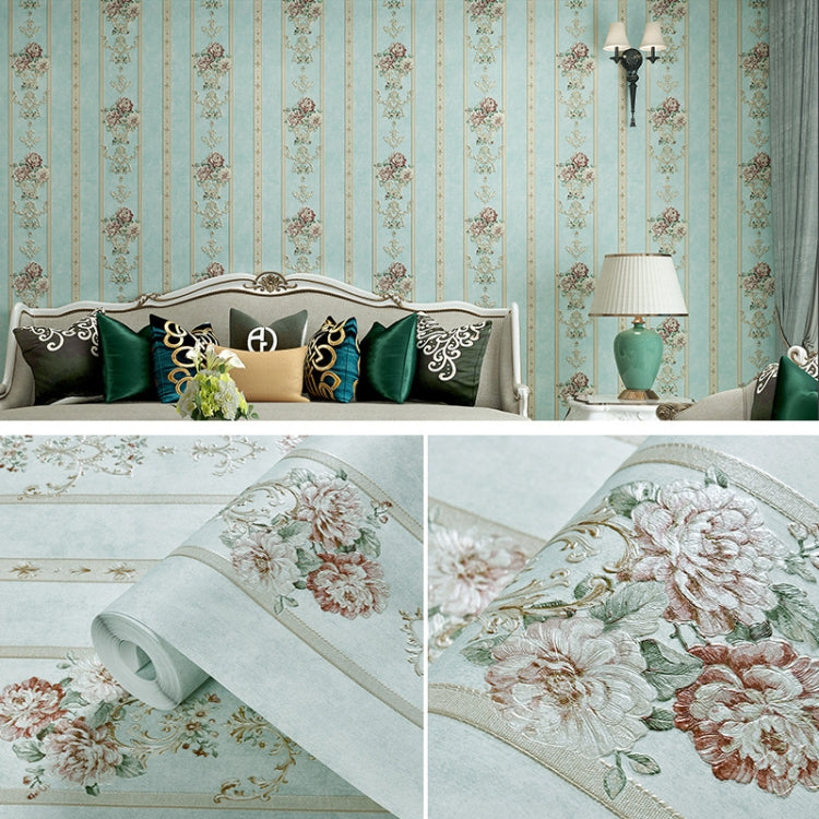 Modern Minimalist 3D Stereo Flower Self-Adhesive Wallpaper Bedroom Living Room TV Background Wall Wide Strip Wallpaper