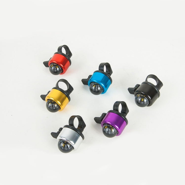 5pcs Bicycle Bell Mountain Bike Compass Aluminum Alloy Bell Riding Equipment Accessories, Random Color Delivery