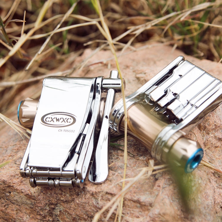 CXWXC 16 In 1 Bicycle Repair Combination Tool Multifunctional Mountain Bike Repair Tool