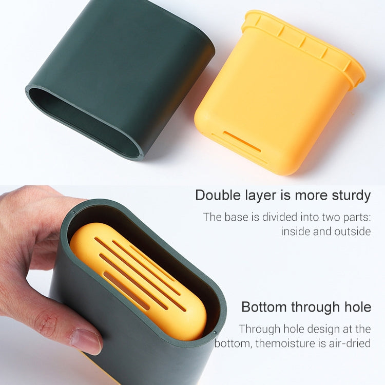 Household Long Handle Soft Plastic Gap Toilet Brush TPR Decontamination Cleaning Brush