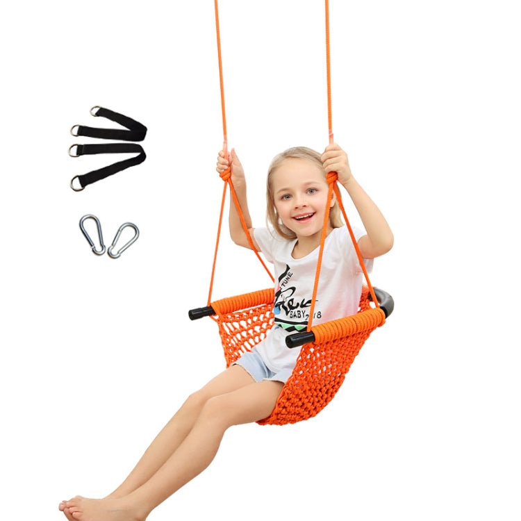 Children Swing Family Toys Indoor And Outdoor Garden Hand-Woven Swing Chair Hanging Chair