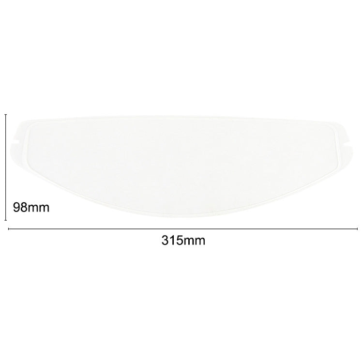 Clear Riding Anti-Fog Film Lens Sticker For K1 K3sv K5 Model Studded Helmet