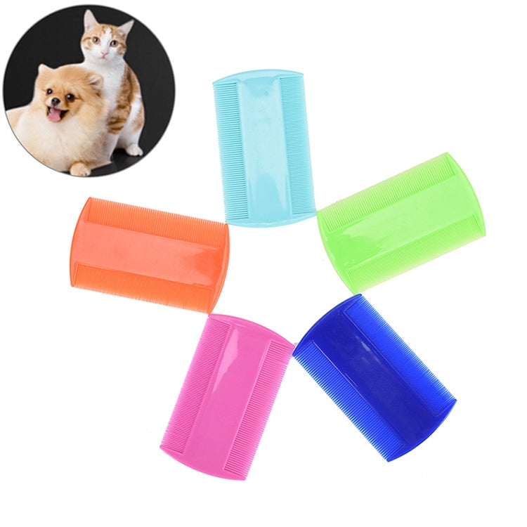 4pcs Pet Comb Double-Sided Comb Dog Cleaning Supplies Cat Comb Pet Grooming Supplies