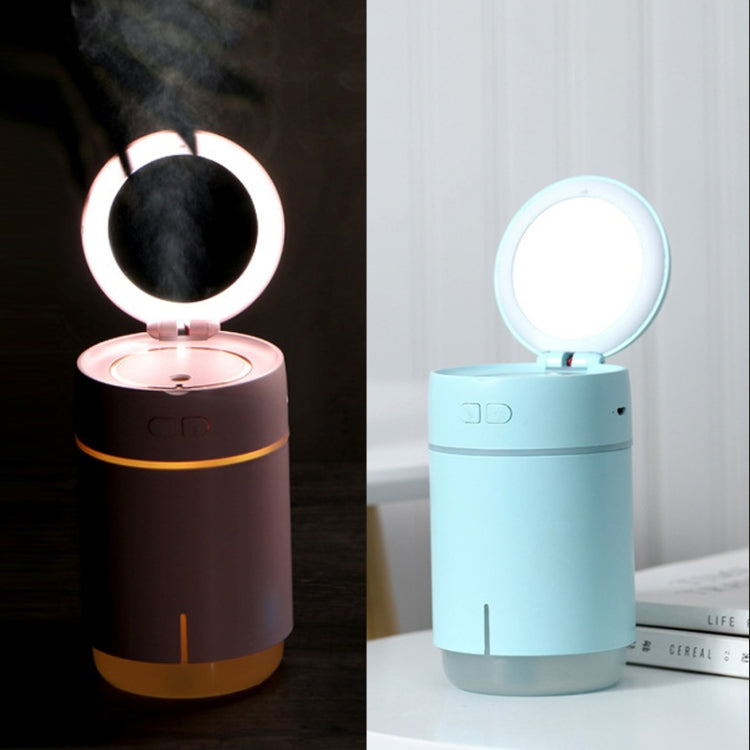 K005 Portable Hydrating LED Fill Light Makeup Mirror USB Mini Humidifier