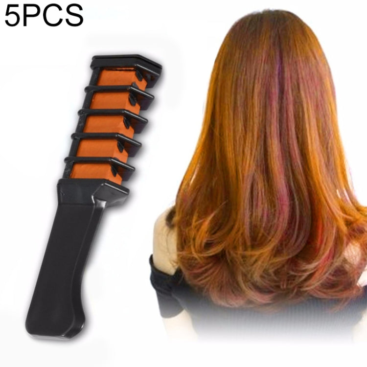 5 PCS Professional 6 Colors Mini Disposable Personal Salon Temporary Hair Dye Comb Crayons Hair Dyeing Tool