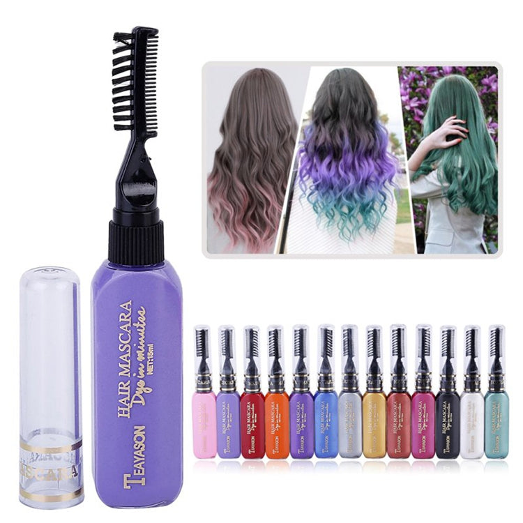 One-time Hair Temporary Color Hair Dye Non-toxic DIY Hair Color Mascara Dye Cream Hair