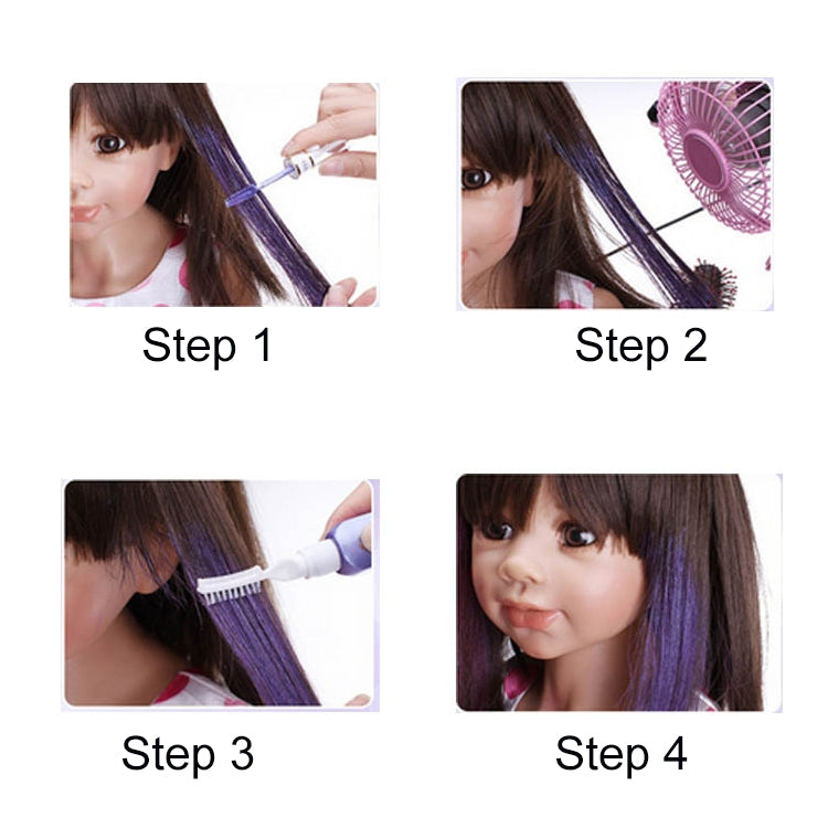 One-time Hair Temporary Color Hair Dye Non-toxic DIY Hair Color Mascara Dye Cream Hair