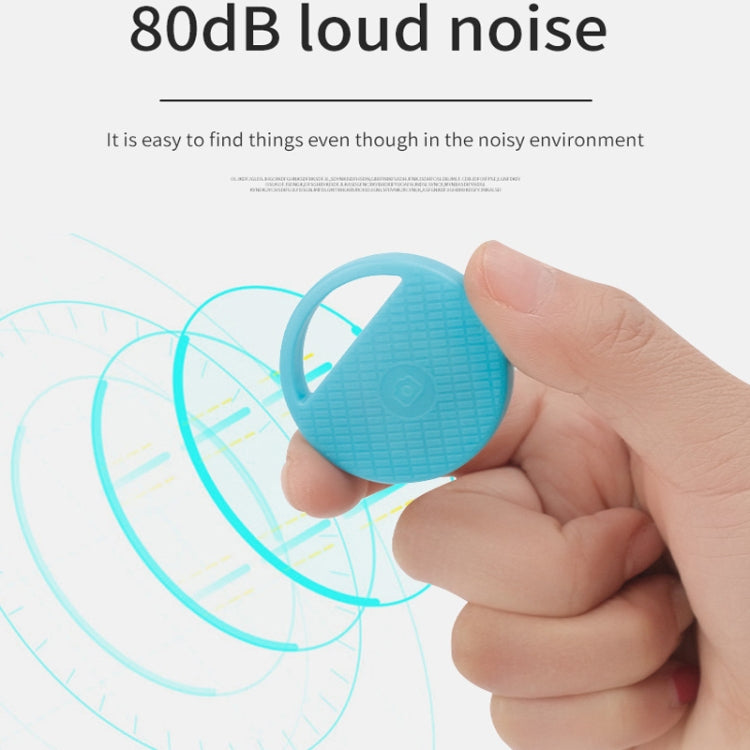 HYC-S9 2 PCS Round Bluetooth Object Finder Mobile Phone Tracking Locator Anti-Lost Two-Way Alarm