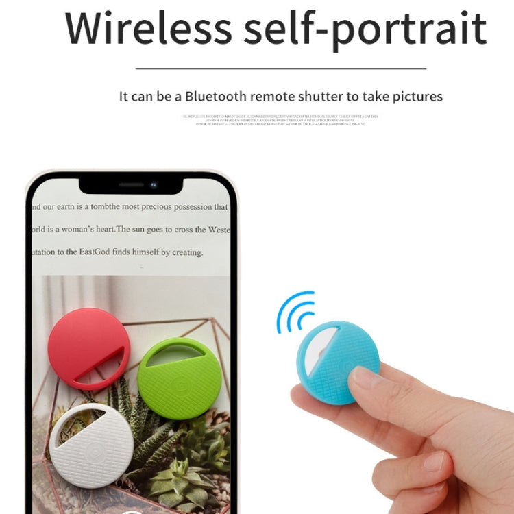 HYC-S9 2 PCS Round Bluetooth Object Finder Mobile Phone Tracking Locator Anti-Lost Two-Way Alarm