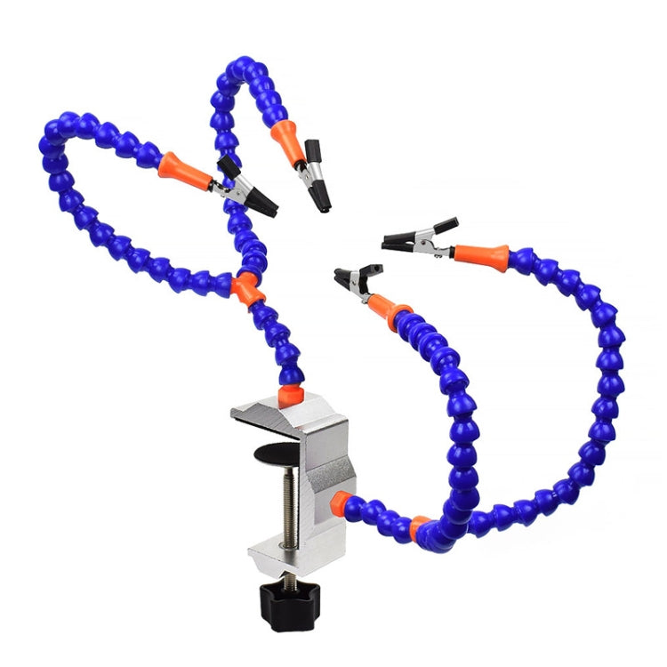 Universal Arm Thermostatic Welding Station Four-Jaw Aluminum Alloy Workbench