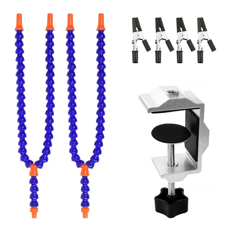 Universal Arm Thermostatic Welding Station Four-Jaw Aluminum Alloy Workbench