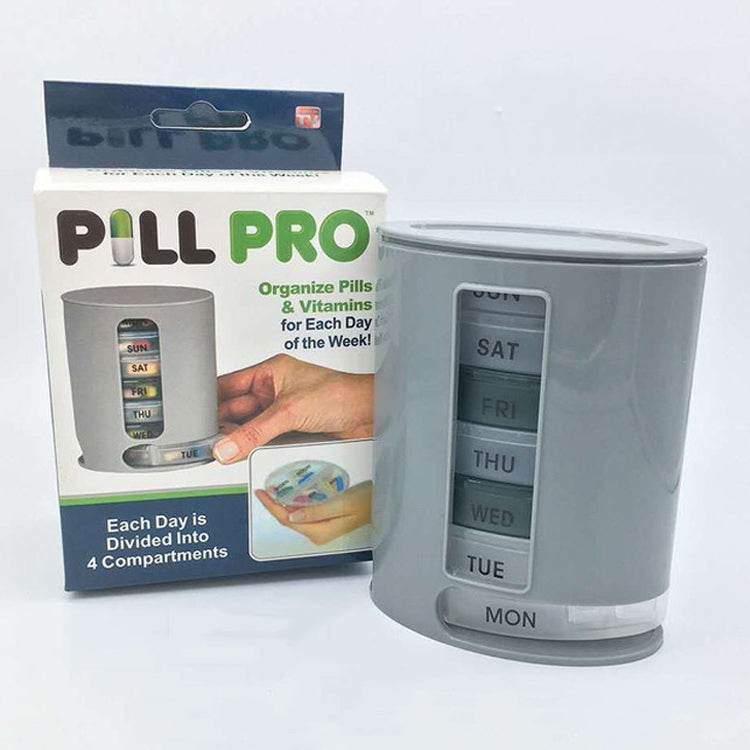 Portable Mini Portable One-week Storage Pill Box
