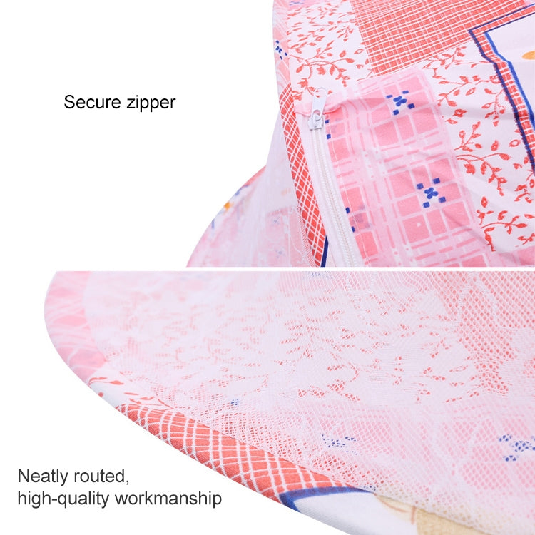 WZ-001 Multifunctional Cartoon Boat-shaped Children Folding Zipper Mosquito Net