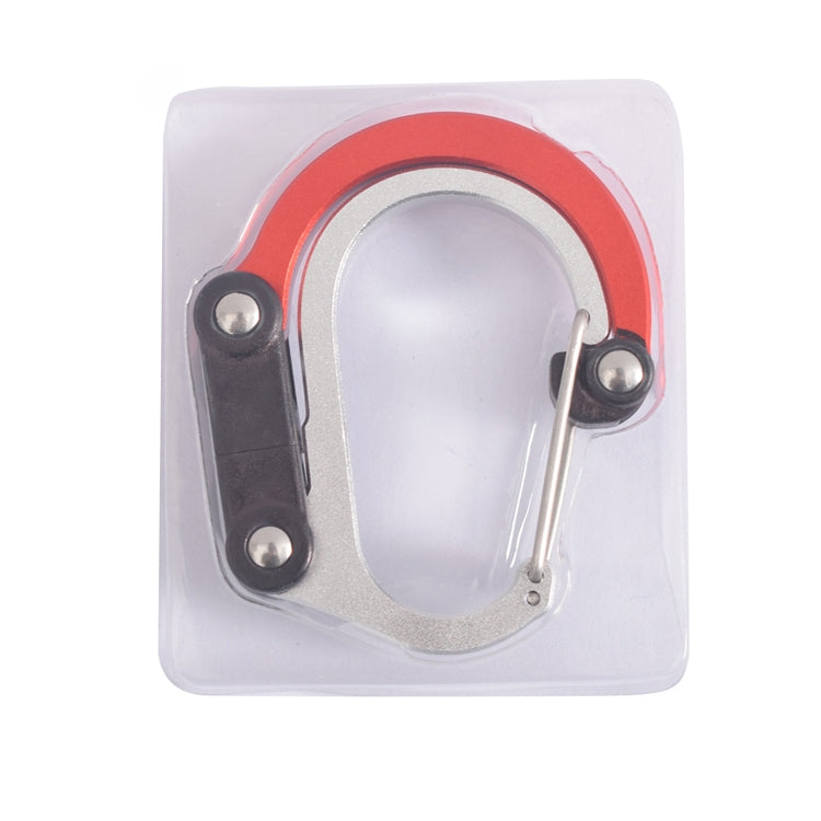 Multifunctional Carabiner Aluminum Alloy D-Type Outdoor Products Quick-Hanging Buckle
