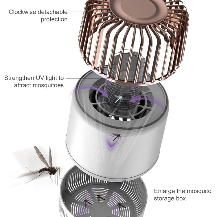 USB Photocatalyst Mosquito Killer Electrical Shock Two-In-One Mosquito Killer
