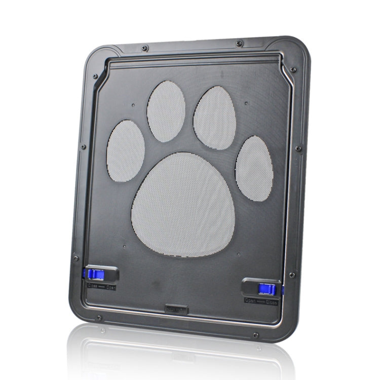 Pet Supplies Dog Paw Print Door Bite-Proof Small Dog Cat Screen Window Door Cat And Dog Door