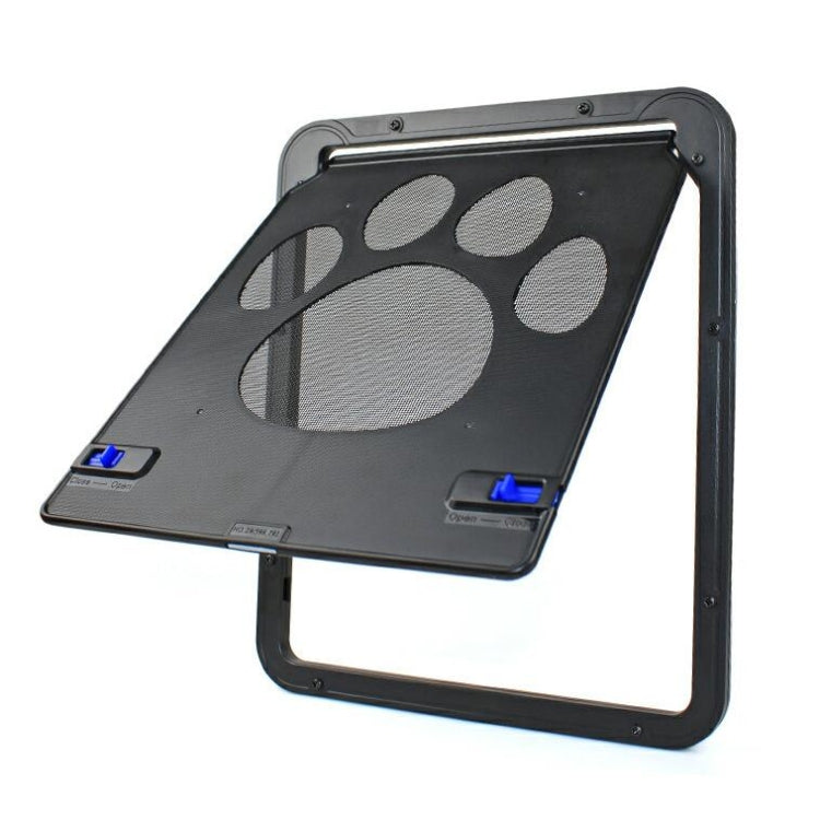Pet Supplies Dog Paw Print Door Bite-Proof Small Dog Cat Screen Window Door Cat And Dog Door