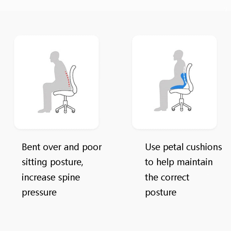 Office Waist Flower Petals Cushion Corrected Sitting Posture Pregnant Woman Decompression Petals