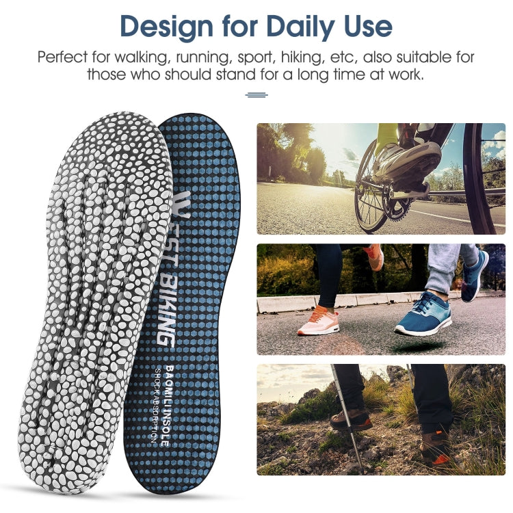 WEST BIKING Bicycle Riding Insole Sports Slow Shock PU Comfortable Insole