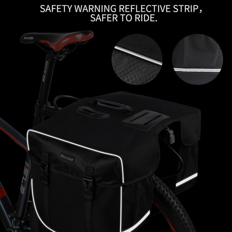 WEST BIKING YP0707238 Bicycle Riding Shelf Bag Rainproof Mountain Bike Camel Bag Riding Equipment