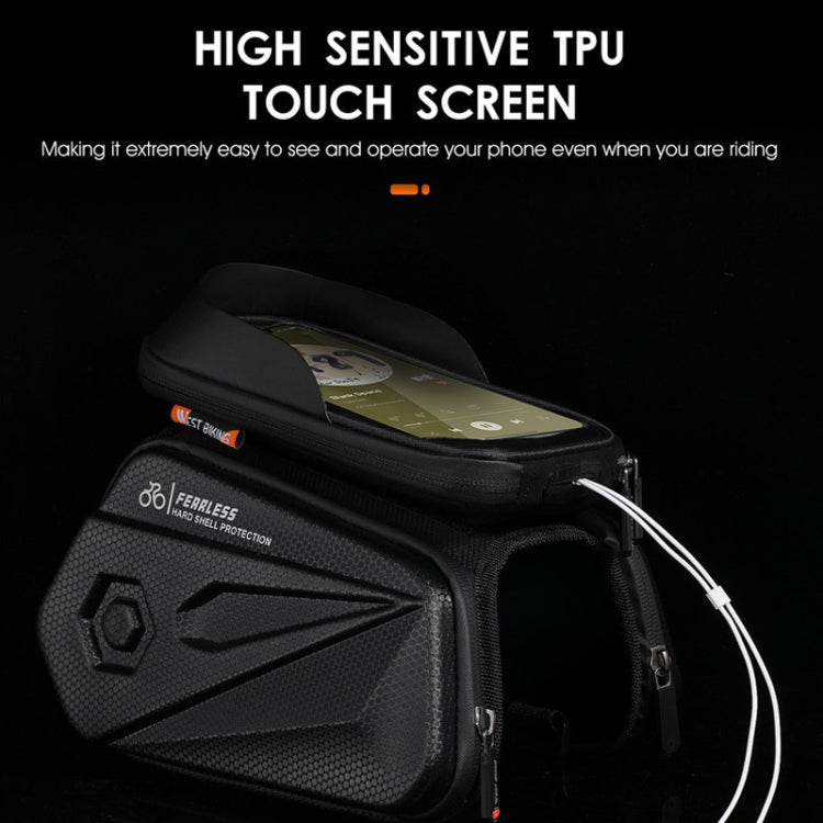 WEST BIKING YP0707256 Hard Shell Mountain Bike Bicycle Front Beam Package Riding Equipment