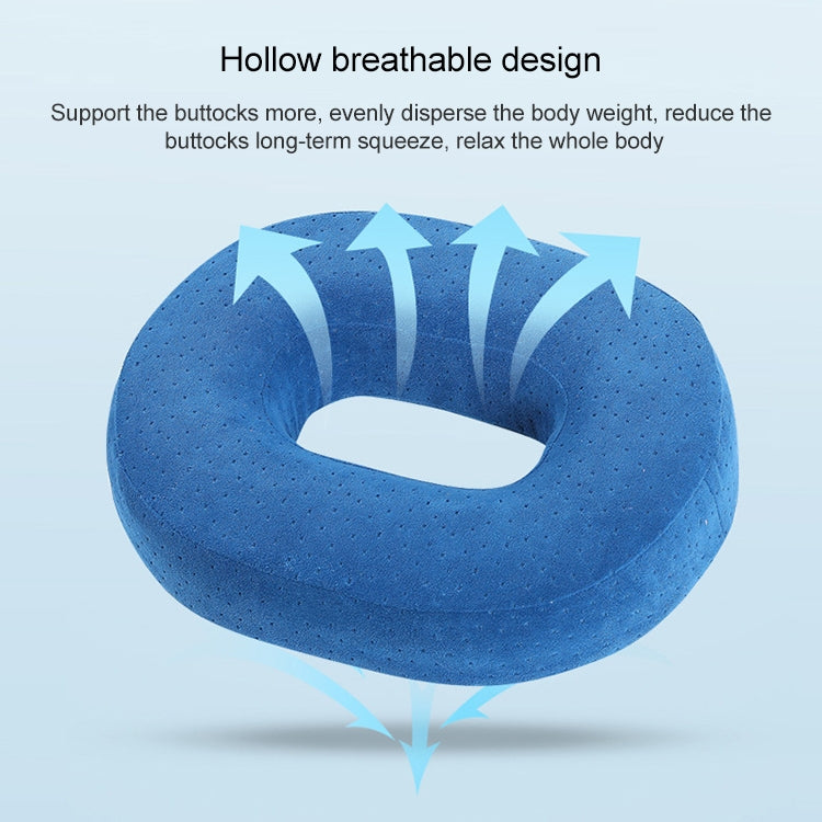 Slow Resilience Memory Foam Office Hip Pad After Hemorrhoids Operation Cushion