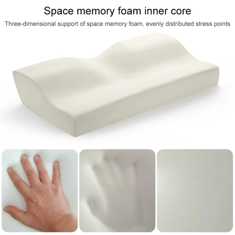 Butterfly Shape Memory Foam Snorked Pillow Slow Rebound Health Care Cervical Pillow