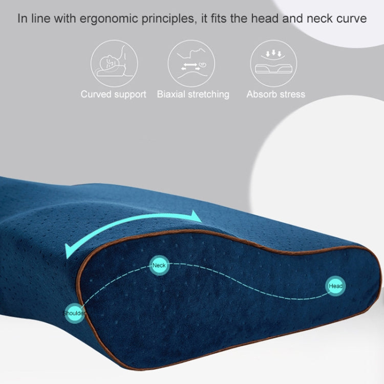 Butterfly Shape Memory Foam Snorked Pillow Slow Rebound Health Care Cervical Pillow