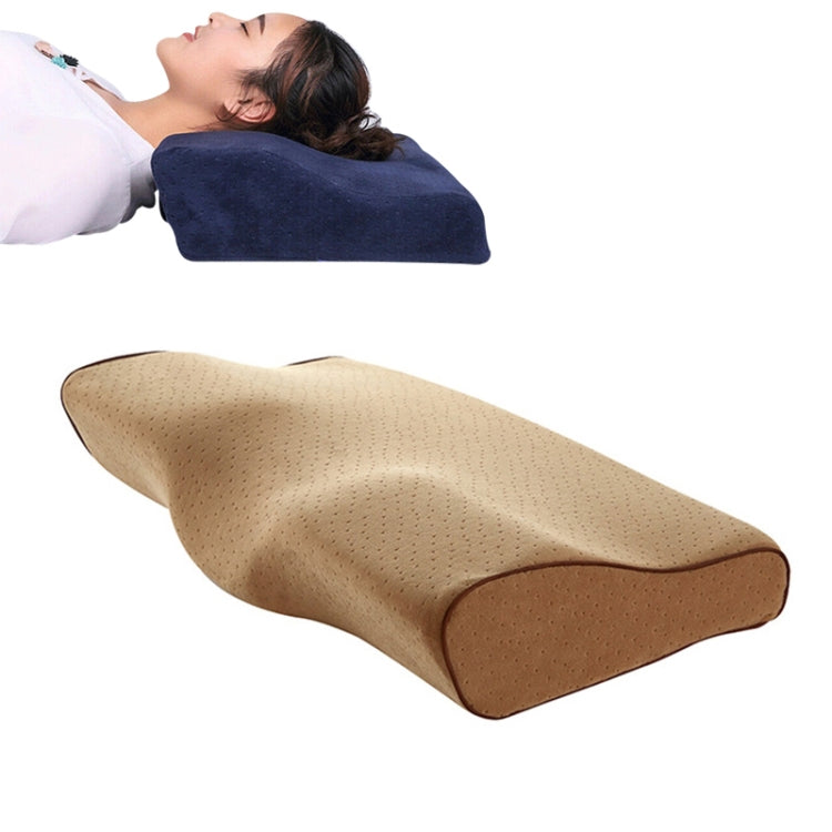 Butterfly Shape Memory Foam Snorked Pillow Slow Rebound Health Care Cervical Pillow