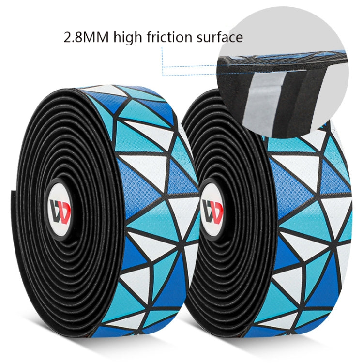 WEST BIKING YP0804045 Color PU Handlebars Stain Resistant Washable Non-Slip Bicycle Straps Cycling Accessories