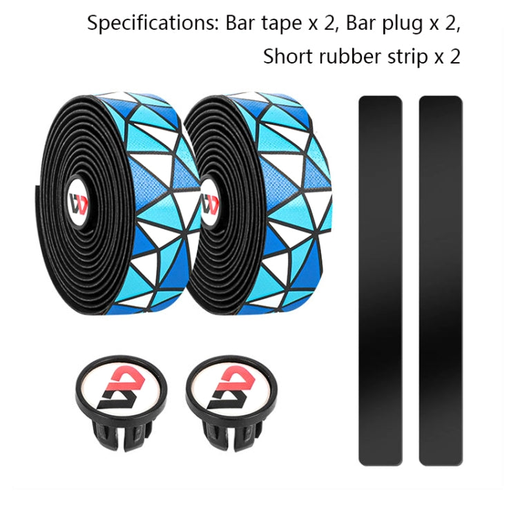WEST BIKING YP0804045 Color PU Handlebars Stain Resistant Washable Non-Slip Bicycle Straps Cycling Accessories