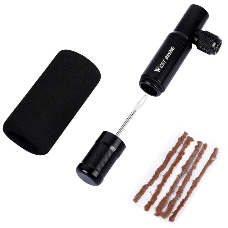 WEST BIKING YP0711083 Multifunctional Bicycle Tire Repair Tool Portable Inflator Emergency Riding Equipment