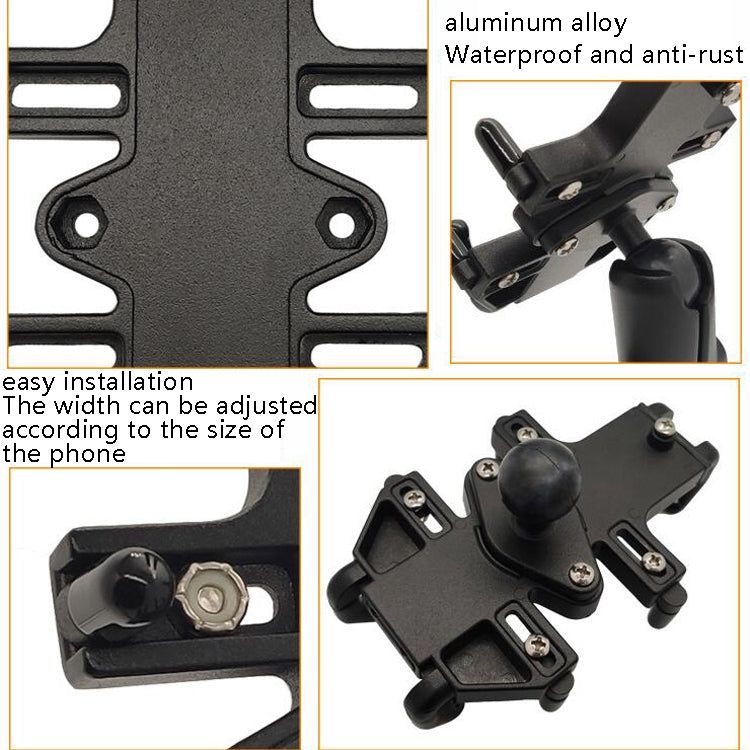 N-STAR NJN001 Motorcycle Bicycle Compatible Mobile Phone Bracket Aluminum Accessories Riding Equipment