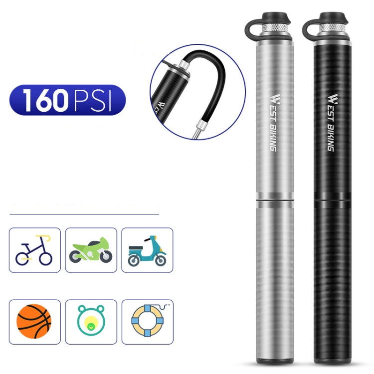 West Biking Bicycle Pump Portable High Pressure Inflators Mountain Road Car Bicycle Riding Equipment