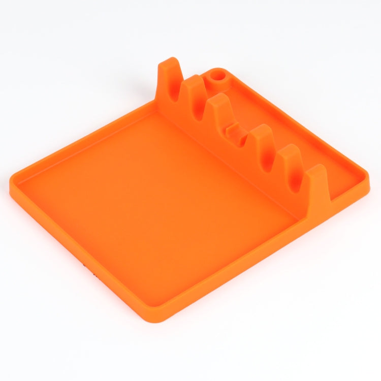 2 in 1 Kitchen Silicone Spoon Holder Shelf