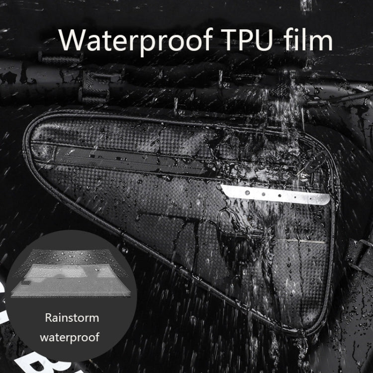 WEST BIKING Bicycle Large-Capacity Triangle Bag Waterproof Beam Bag Riding Equipment