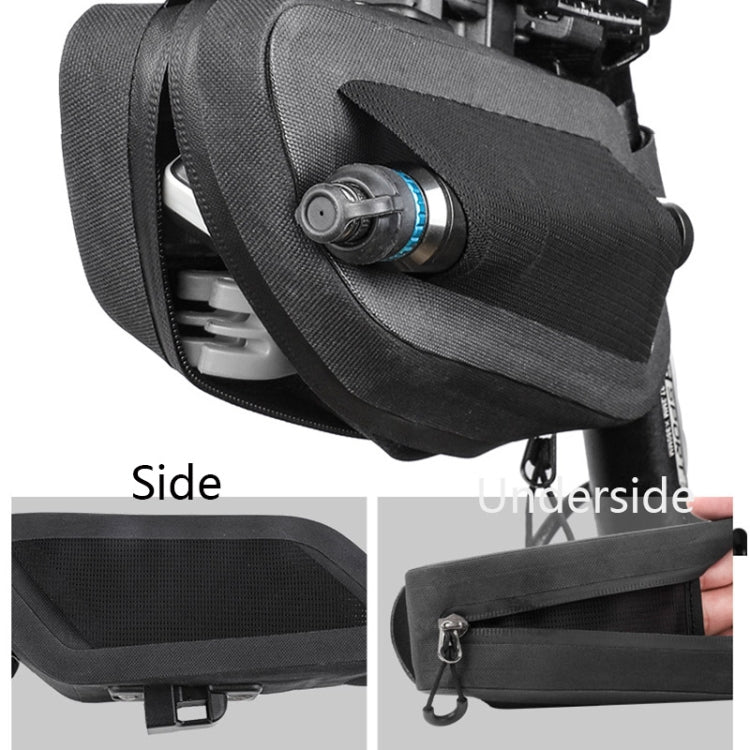 WEST BIKING YP0707219 Bicycle Portable Reflective Tail Bag Waterproof Saddle Bag Hard Shell Seat Tube Bag Riding Equipment