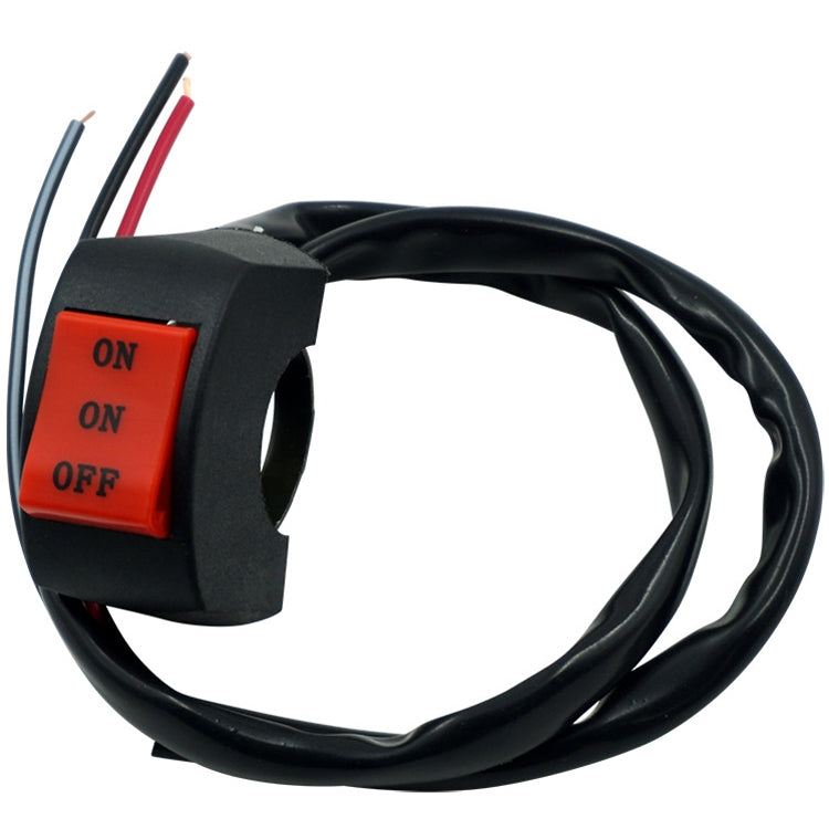 10 PCS Modified Motorcycle Off-Road Accessories Handlebars 1 In 2 Out Headlights Spotlights Far Near Light Switches