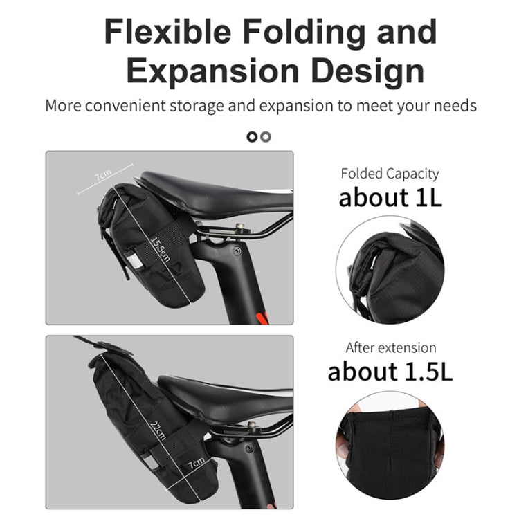 WEST BIKING YP0707249 Bicycle Folding Tail Bag Riding Equipment