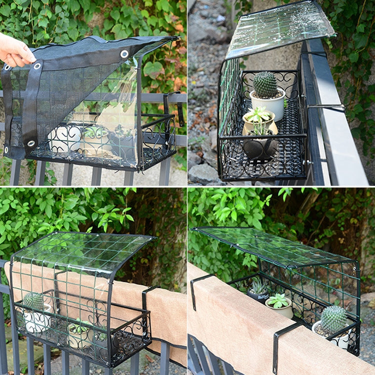 Flower Frame Sunshade Net Balcony Flower Sunscreen Rain Frame Cover Canopy